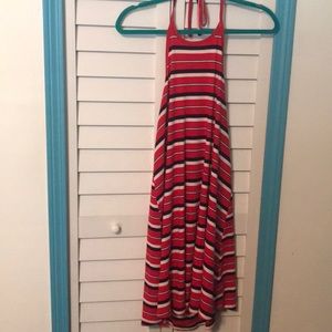 Red/White/Blue striped dress